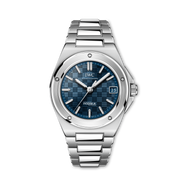 IWC Ingenieur Automatic 35 IW324907 - bracciale e cassa acciaio - quadrante blu con datario
